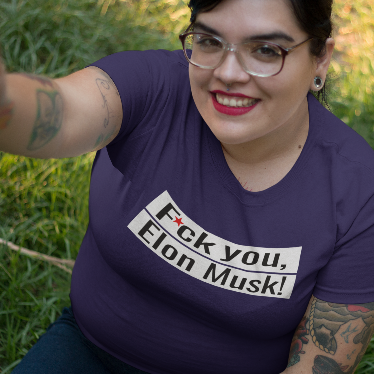 Nome do produto: T-shirt Plus Size F*ck You