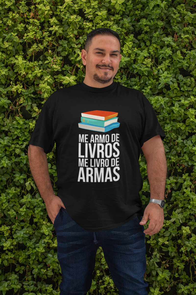 Nome do produto: T-shirt Plus Size Livros