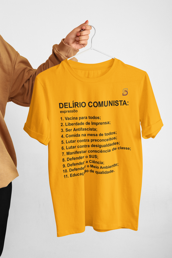 T-shirt Tradicional Delírio Comunista