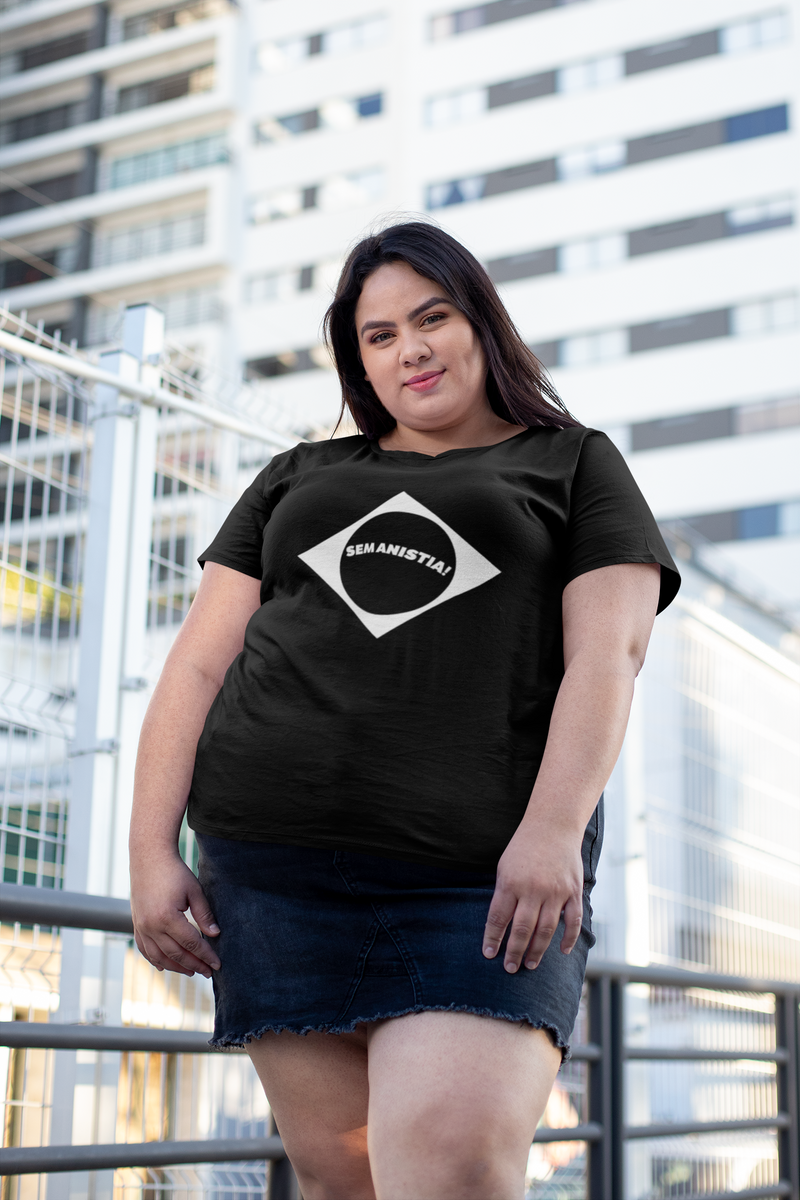 Nome do produto: T-shirt Plus Size Sem Anistia!