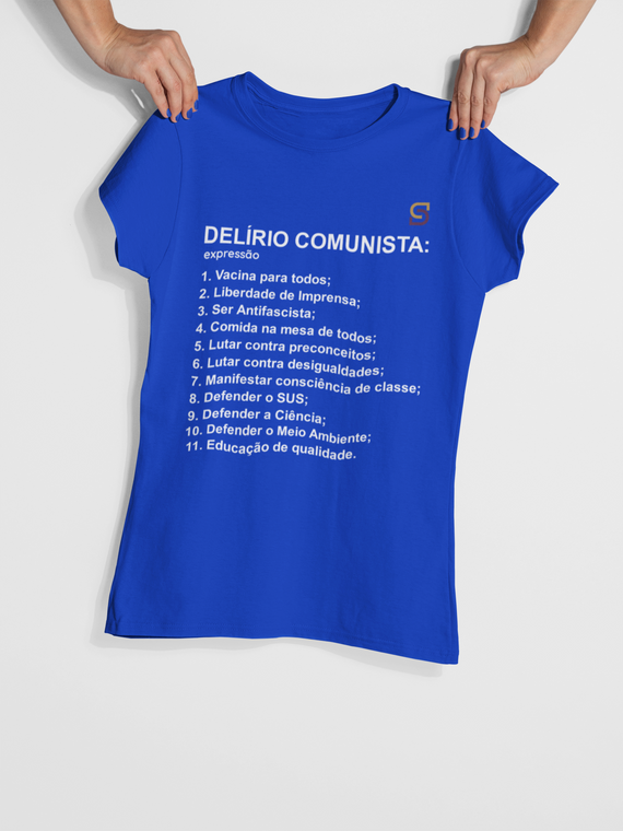 T-shirt Baby Look Delírio Comunista