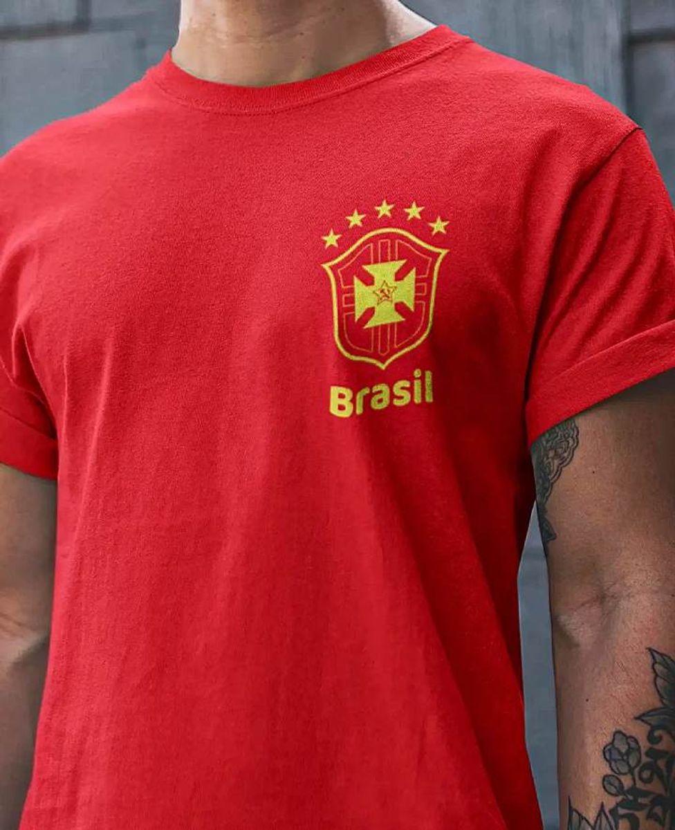Nome do produto: T-shirt Tradicional BRASIL