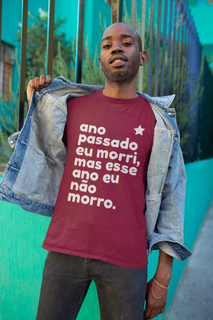 Nome do produtoT-shirt  Tradicional ESSE ANO NÃO