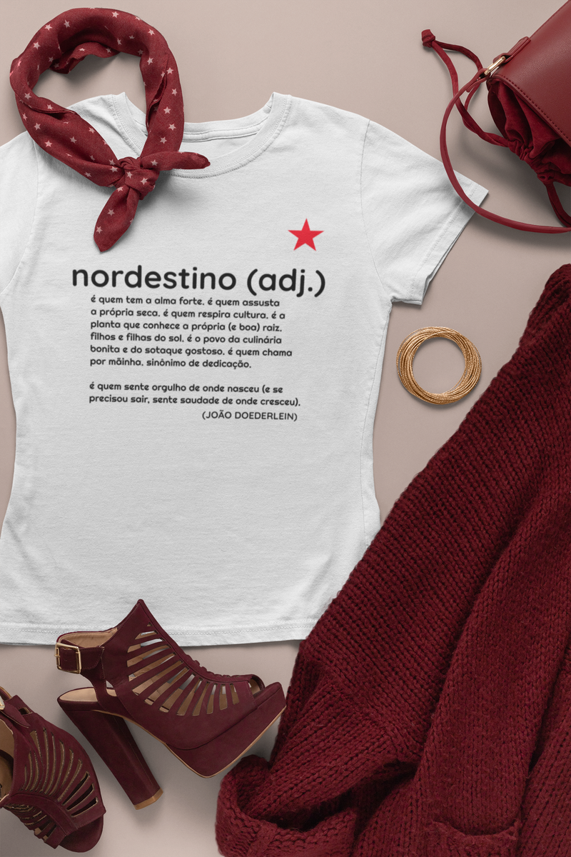 Nome do produto: T-shirt Feminina Nordestino