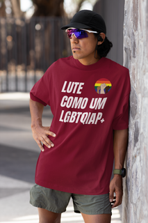 Nome do produtoCamiseta Oversized Lute como um LGBTQAIP+