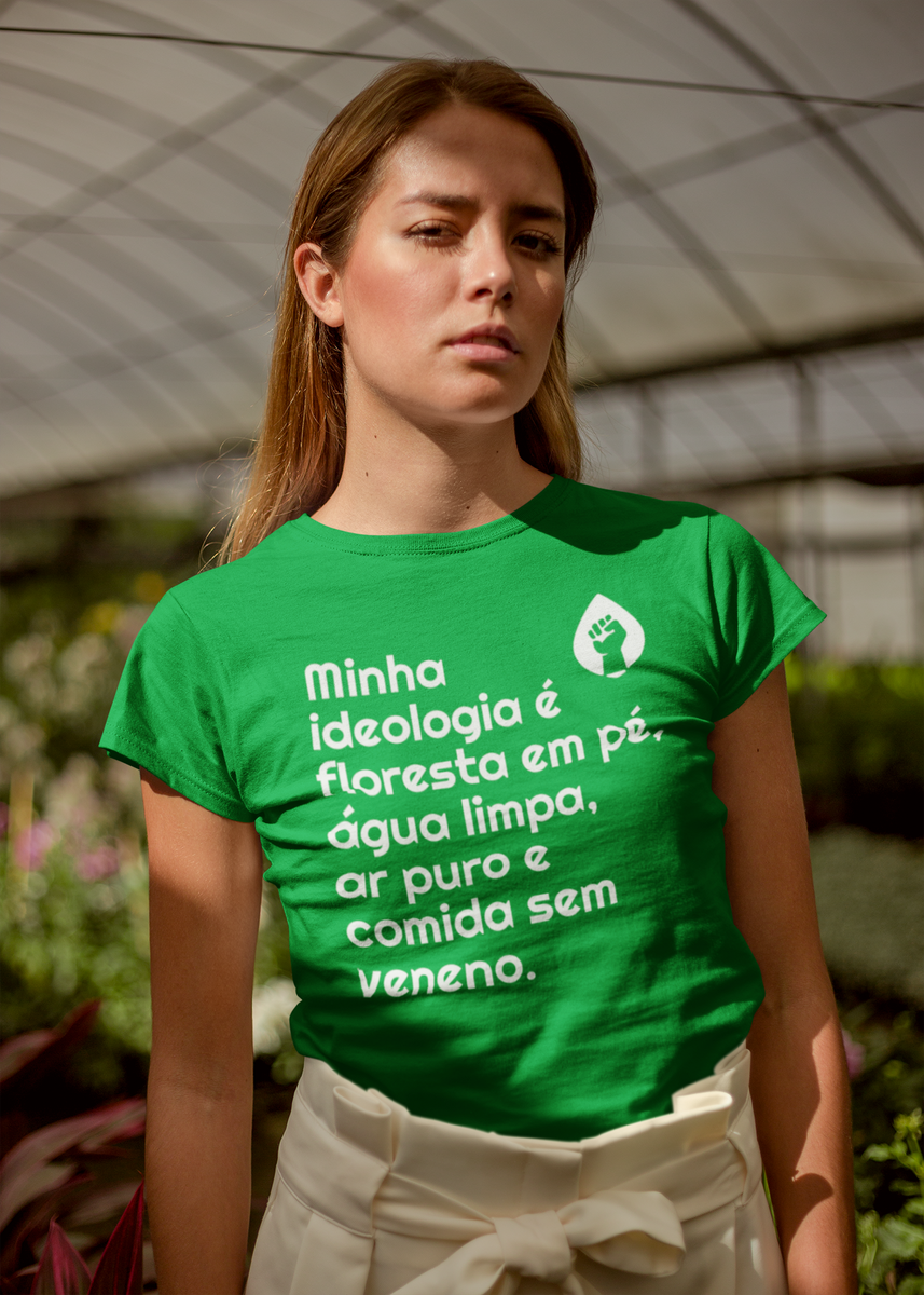 Nome do produto: T-shirt Baby Look Ideologia