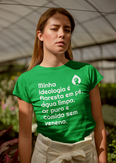 Nome do produtoT-shirt Baby Look Ideologia