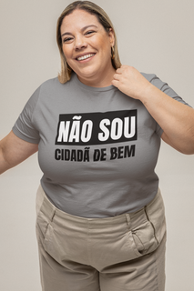 Nome do produtoT-shirt Plus Size NÃO SOU