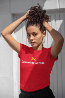 Nome do produtoT-shirt Baby Look Comunista Safada