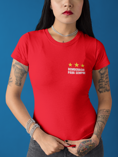 Nome do produtoT-shirt Baby Look Democracia