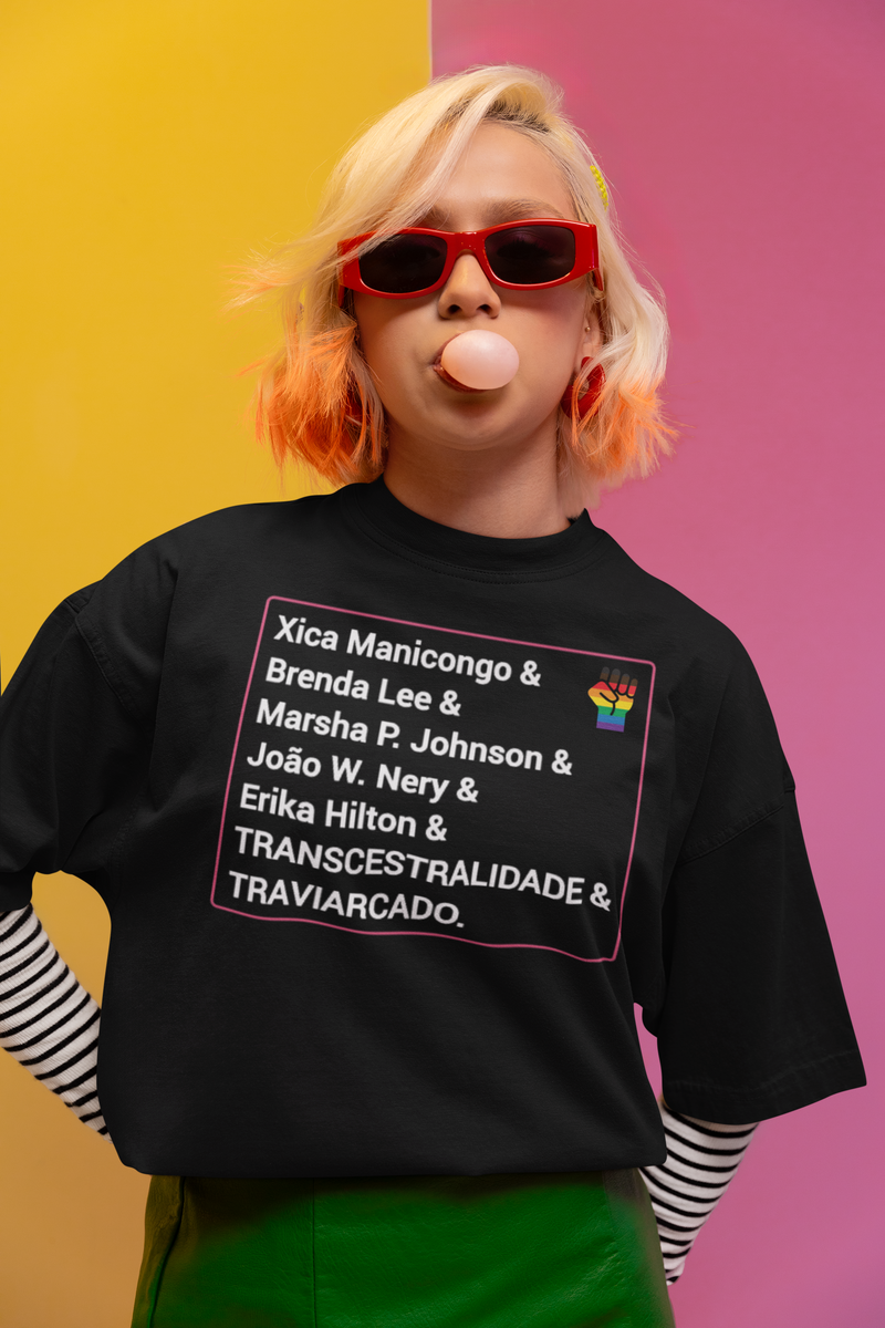 Nome do produto: Camiseta Oversized Transcestralidade