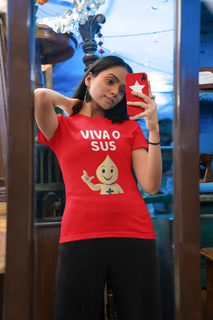 Nome do produtoT-shirt Baby Look VIVA O SUS