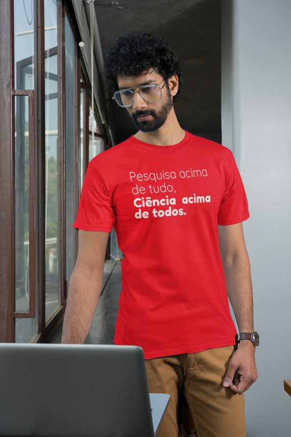 T-shirt Tradicional Ciência