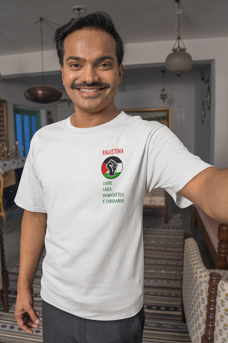 Nome do produto: T-shirt Tradicional Palestina Livre!