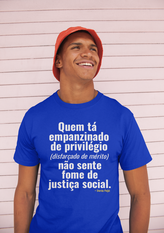 T-shirt Tradicional NÃO SENTE