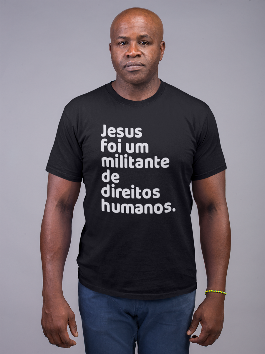 Nome do produto: T-shirt Tradicional Jesus Militante