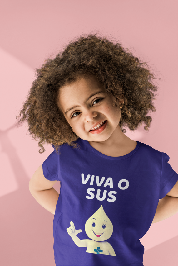 T-shirt Classic Infantil VIVA O SUS