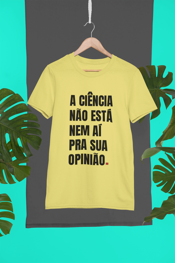 T-shirt Tradicional Estonada Ciência