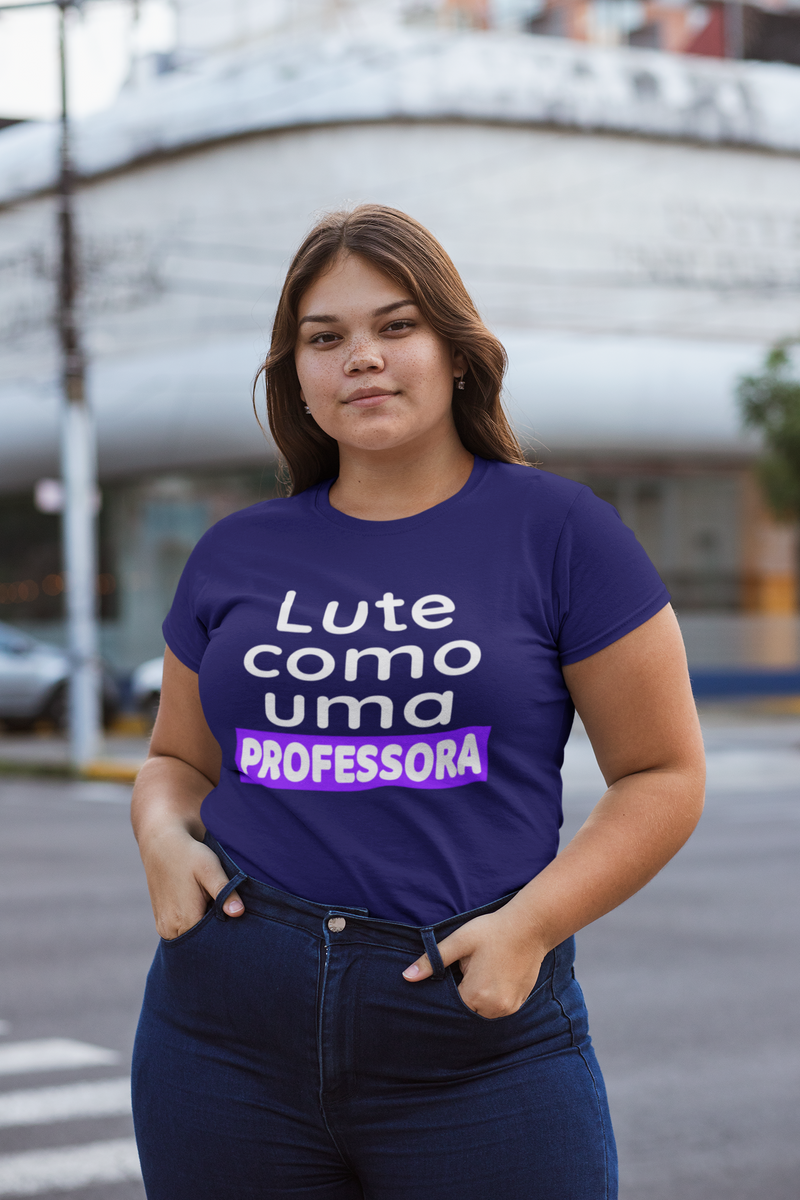 Nome do produto: T-shirt Plus Size PROFESSORA