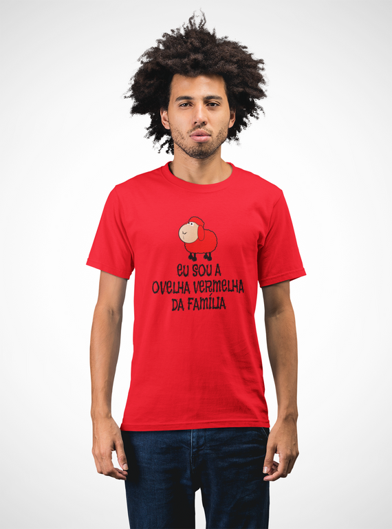 T-shirt Tradicional Ovelha Vermelha