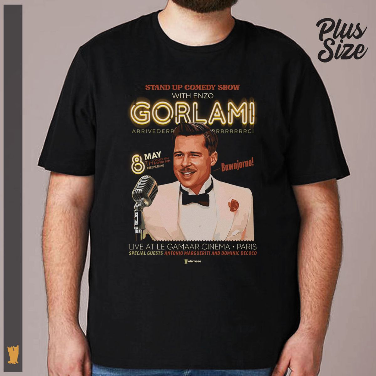 Nome do produto: Plus Size Gorlami - Bastardos Comedy Show