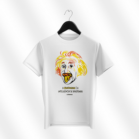 Nome do produto  Camisa - Criatividade, Einstein