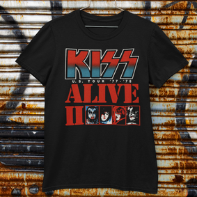 Kiss - Alive II U.S. TOUR 77/78 (Unissex)