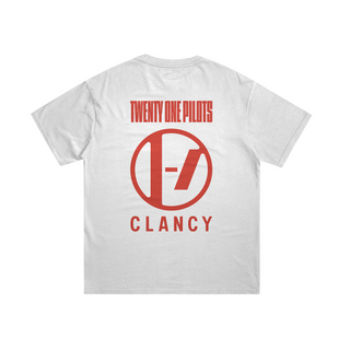 Nome do produtoTWENTY ONE PILOTS - CAMISETA (preta&branca) - CLANCY