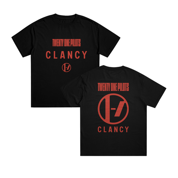 TWENTY ONE PILOTS - CAMISETA (preta&branca) - CLANCY