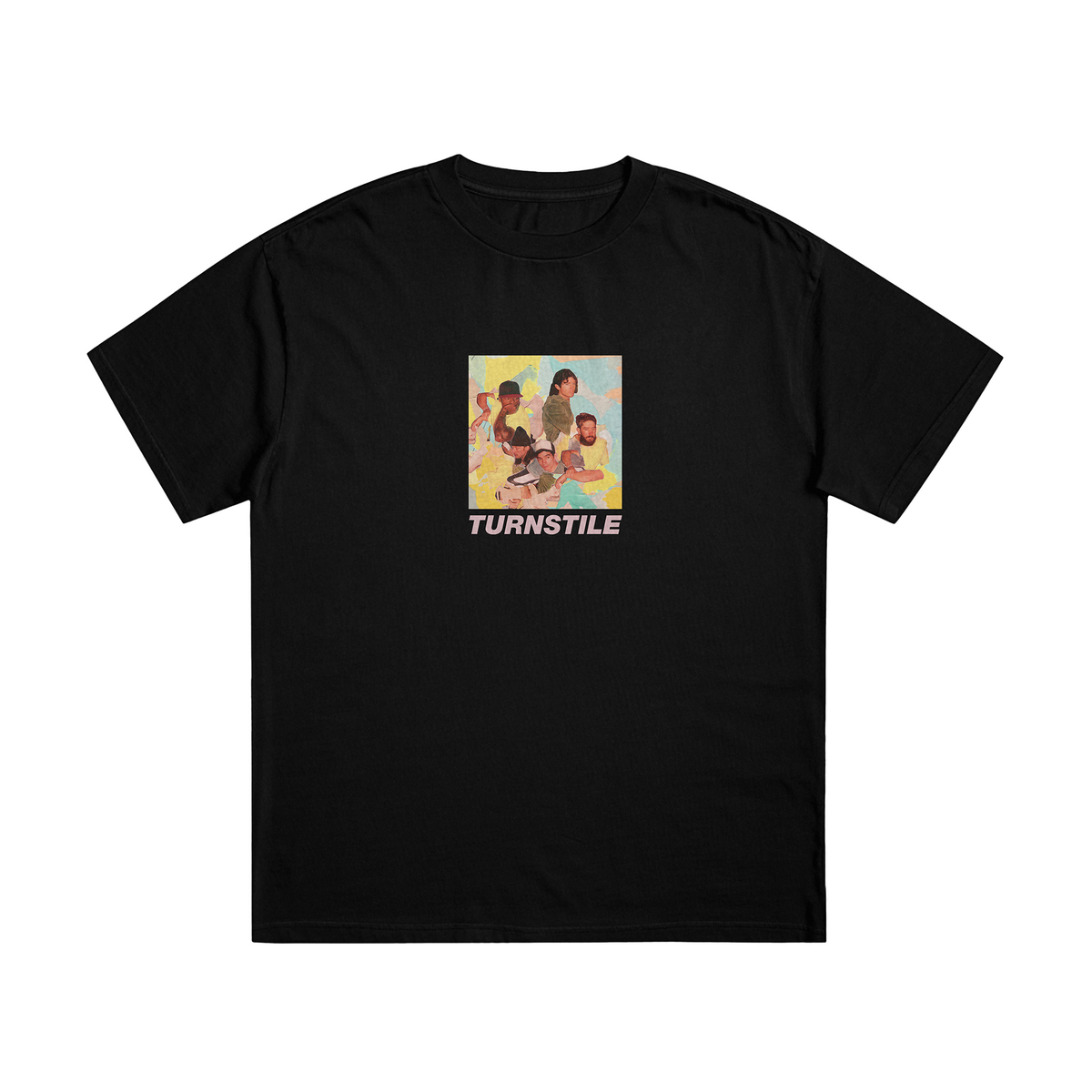 Nome do produto: TURNSTILE - CAMISETA - PRETA E BRANCA