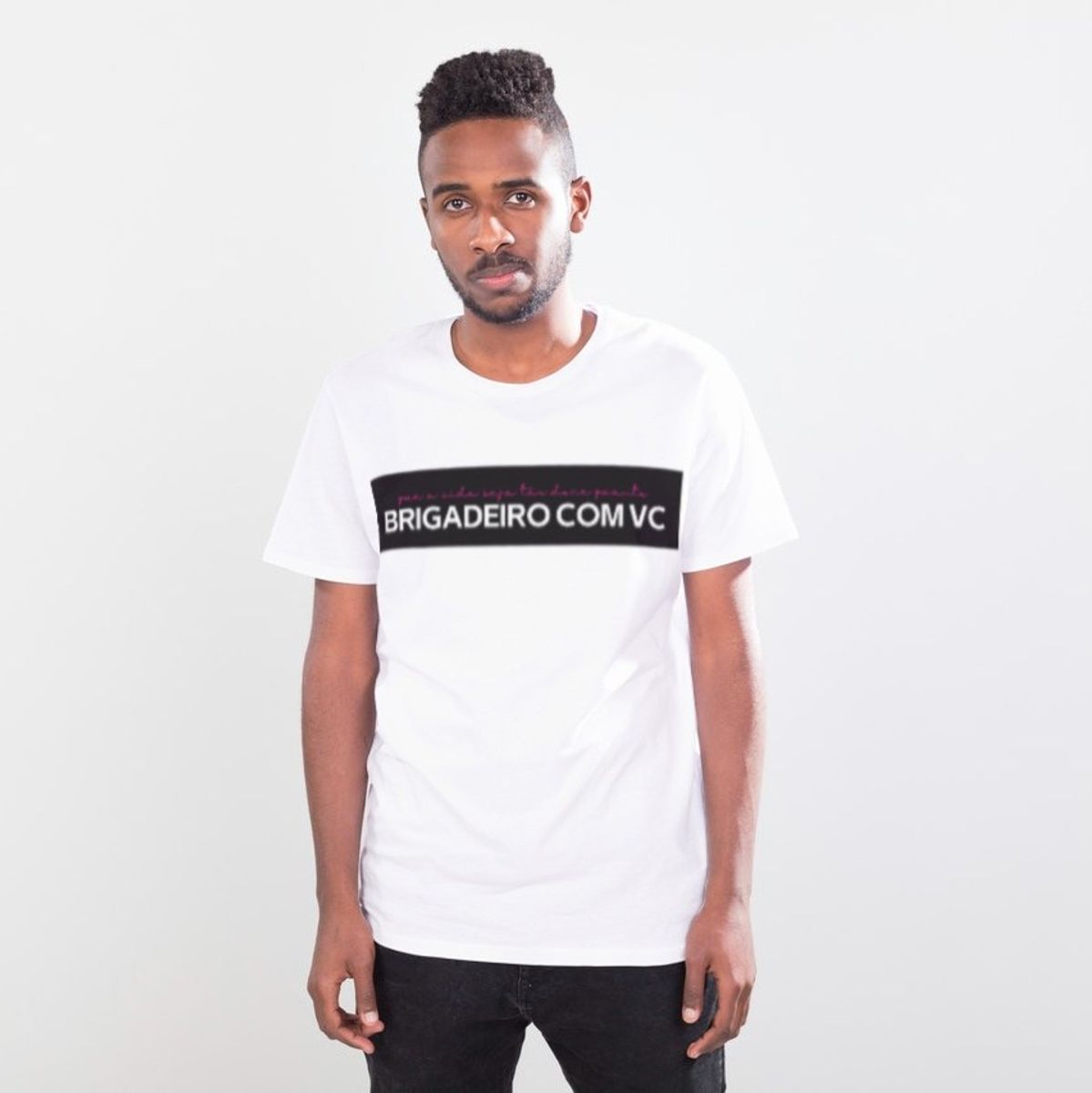 Nome do produto: Camiseta Masculina T-shirt - Brigadeiro com VC 2