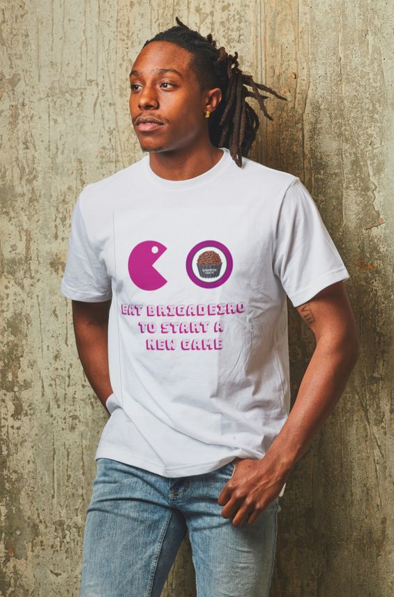 Camiseta Masculina T-shirt - Eat Brigadeiro