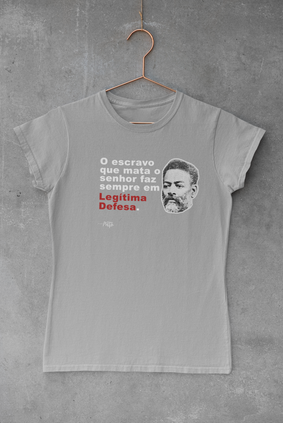 Nome do produto  Camiseta Legítima Defesa Luiz Gama