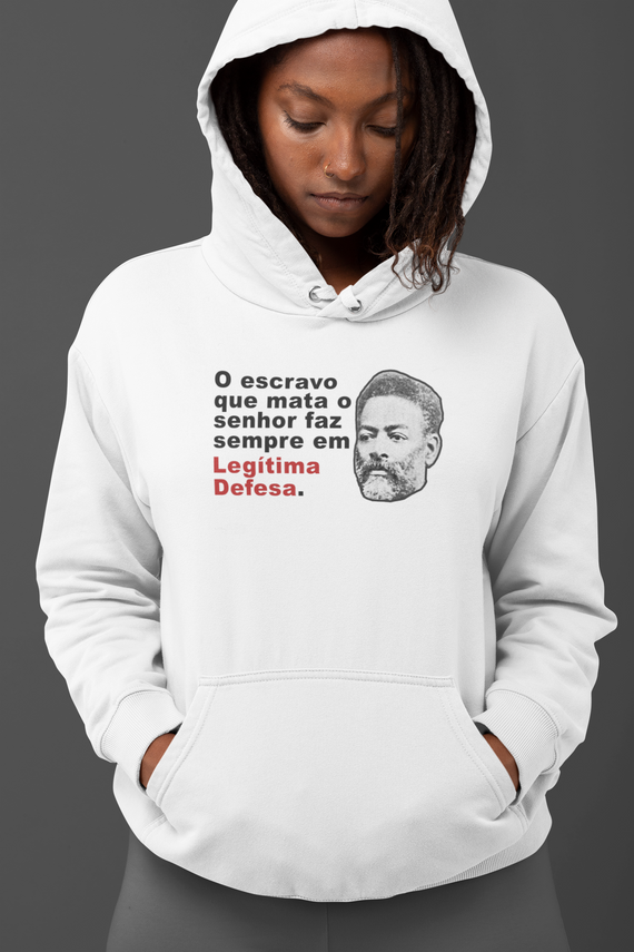 Moletom Legítima Defesa Luiz Gama