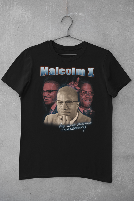 Camiseta 90s Malcolm X - Plus Size