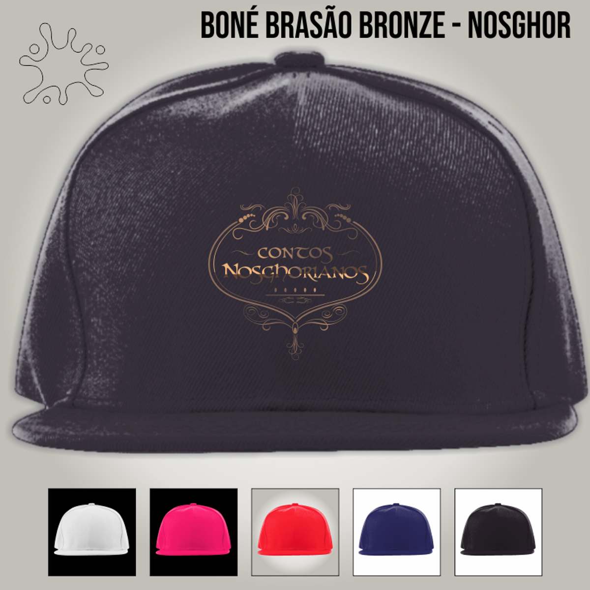 Nome do produto: Brasão de Nosghor - BRONZE (bone)