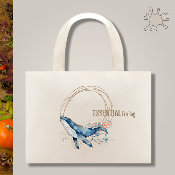 Ecobag Essencial Baleia - Seremcores