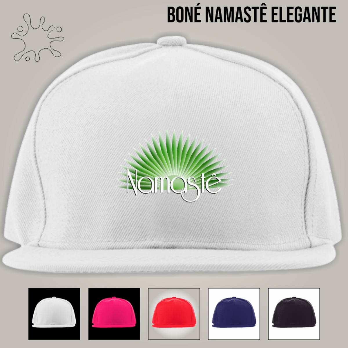 Nome do produto: Namastê Elegante (boné) zz