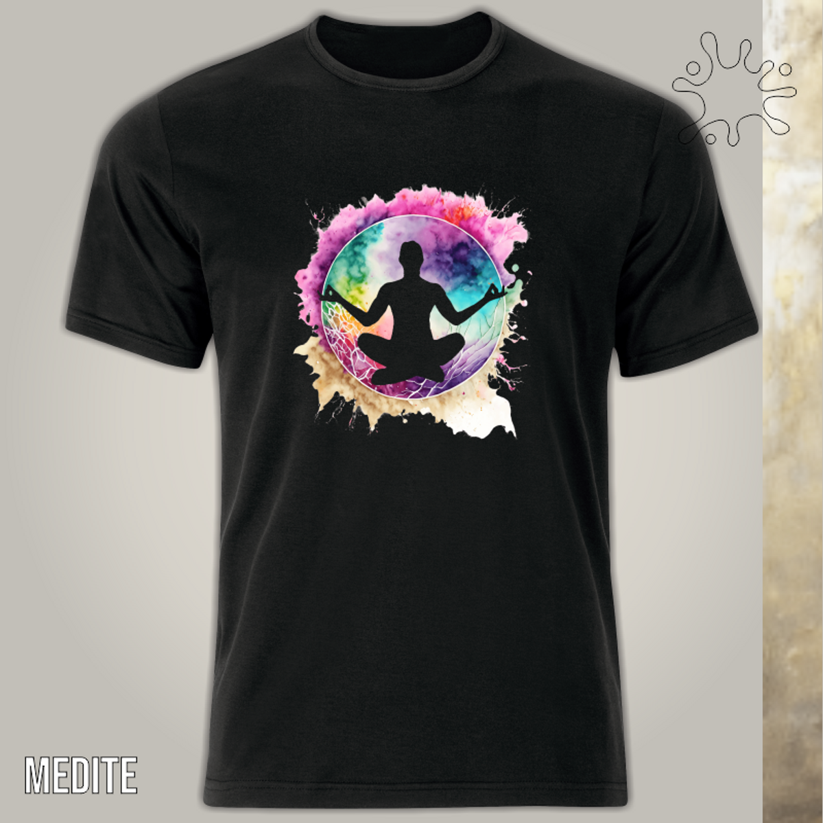 Nome do produto: Camiseta Yoga Medite - Seremcores zz