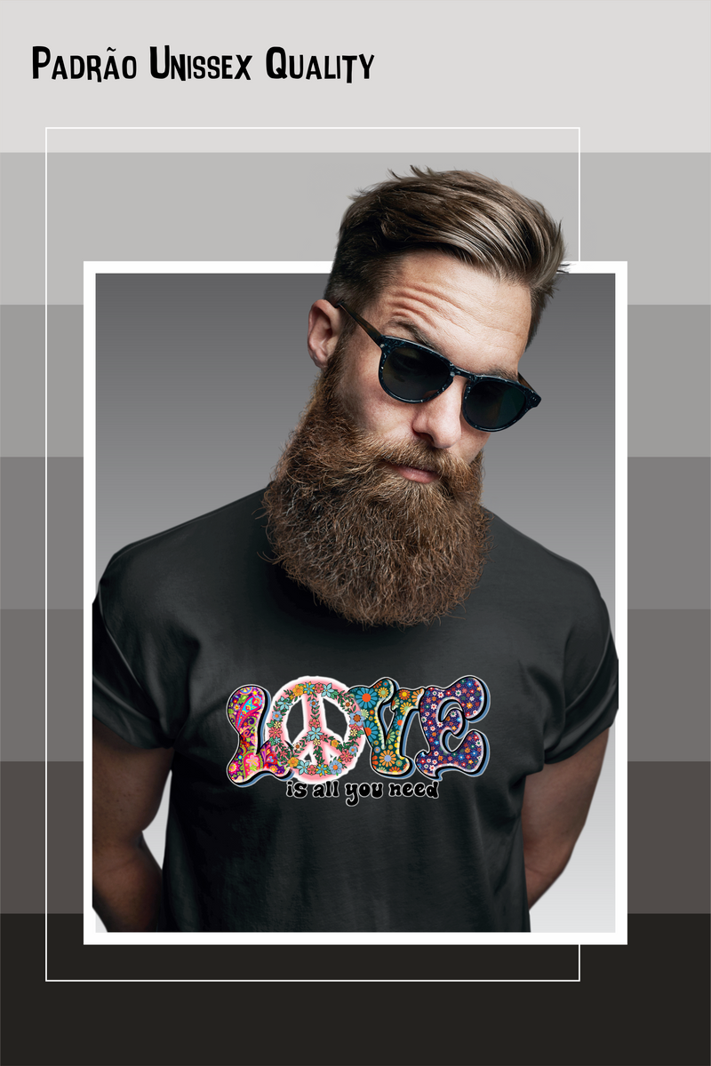 Nome do produto: Camiseta de Love Hippie Seremcores 