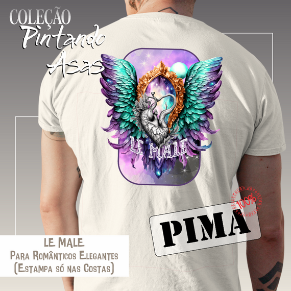 Camiseta PIMA - LE MALE (costas) Seremcores