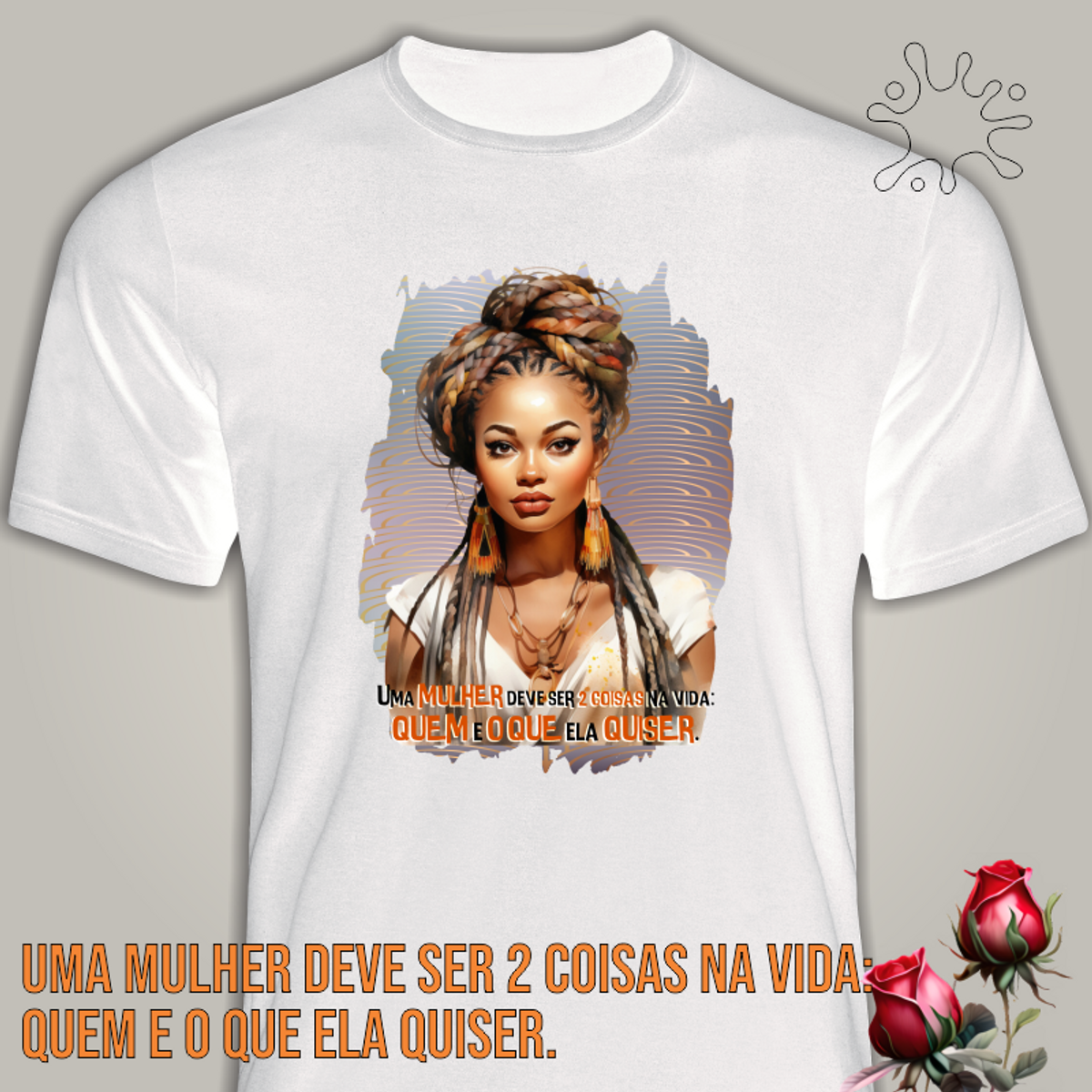 Nome do produto: Camiseta Mulher deve ser 2 coisas - Seremcores