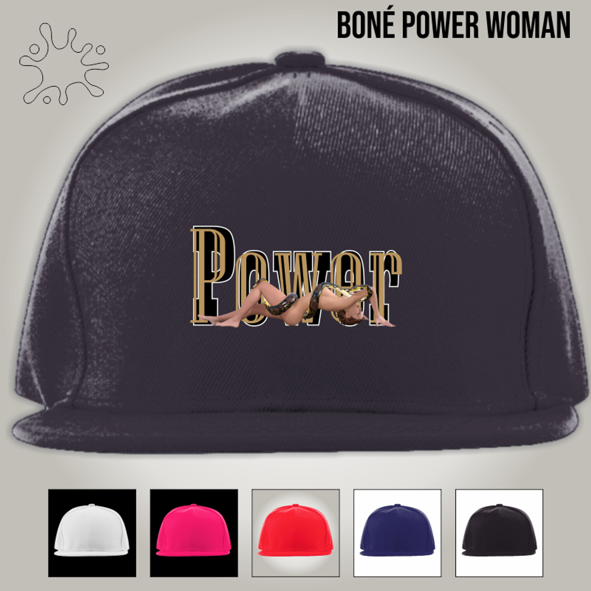 Nome do produto: Boné Power Woman