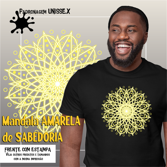 Camiseta Mandala de SABEDORIA zz Seremcores 