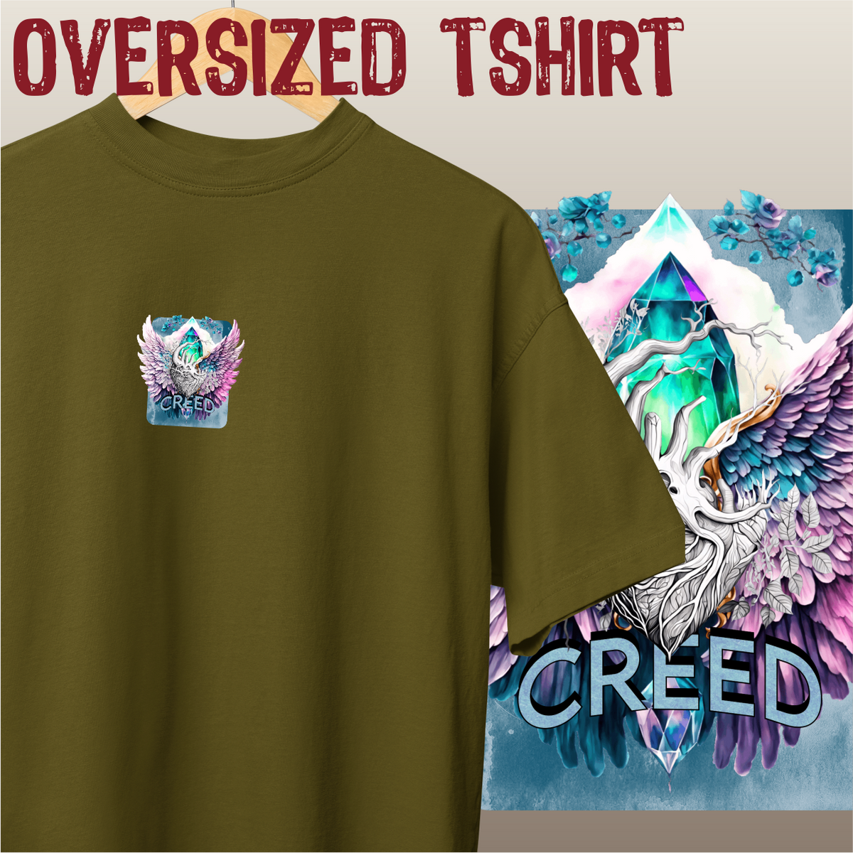 Nome do produto: Oversized Tshirt - MINI CREED - Seremcores