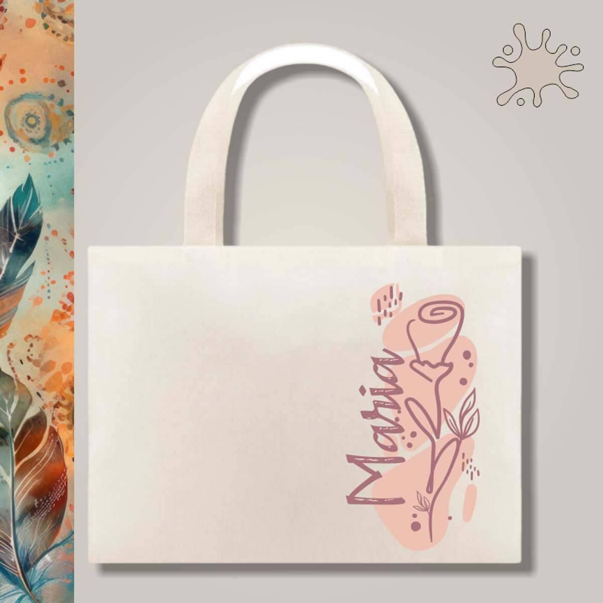 Nome do produto: Ecobag Maria - Boho Espiritual