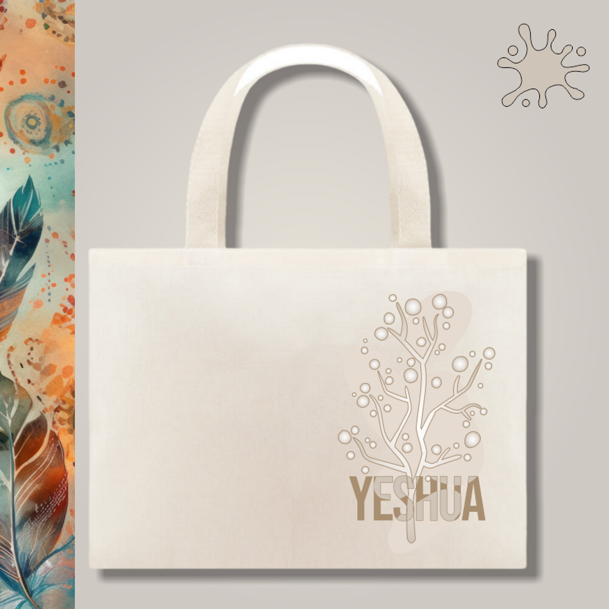 Nome do produto: Ecobag Yeshua - Boho Espiritual