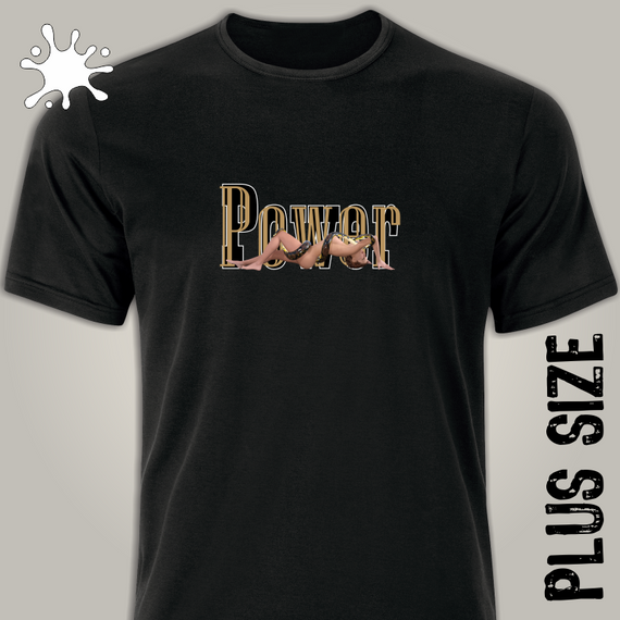 camiseta Plus Size Power Woman