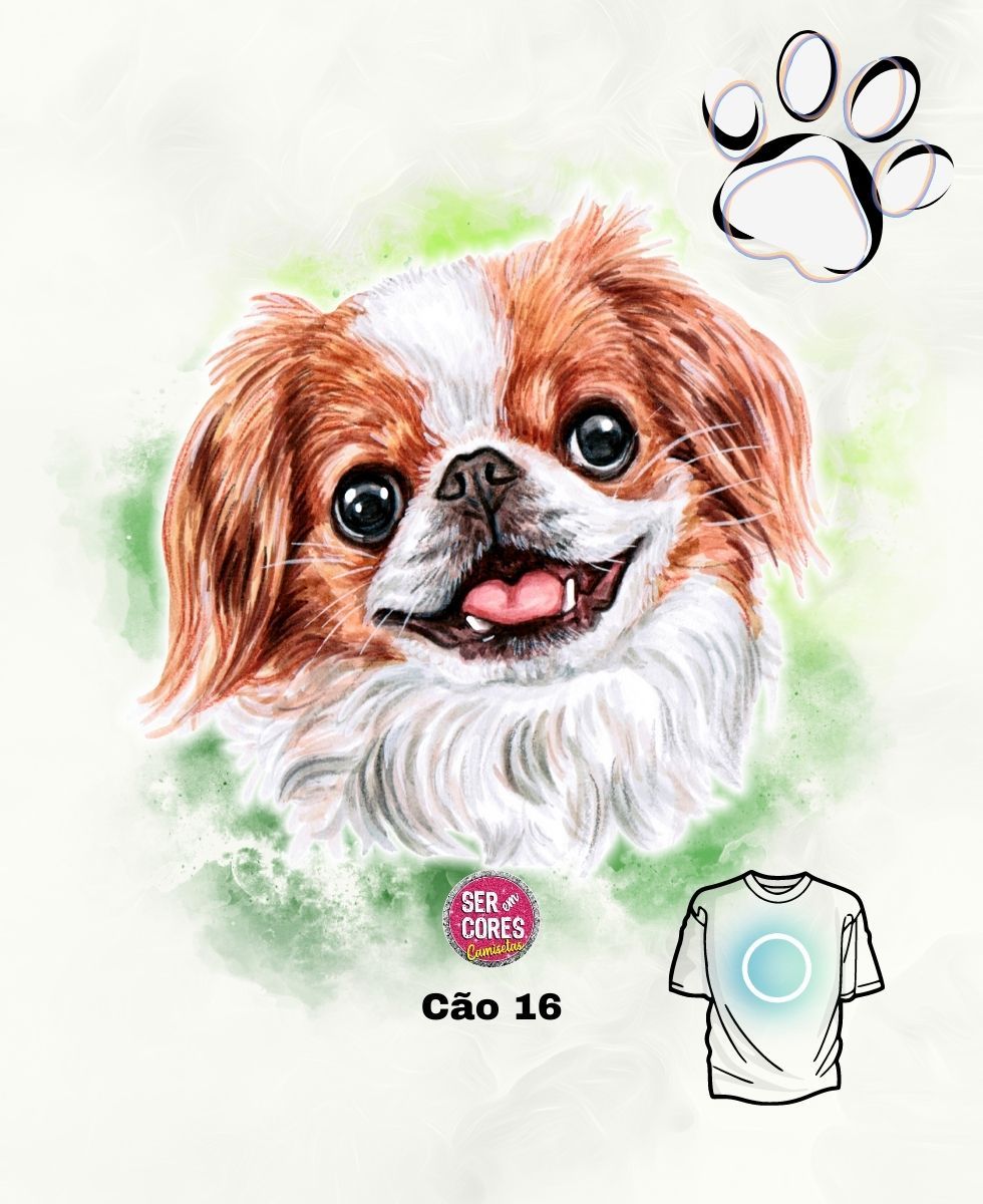 Nome do produto: Camiseta de Cachorro 16 (pequines) Seremcores 