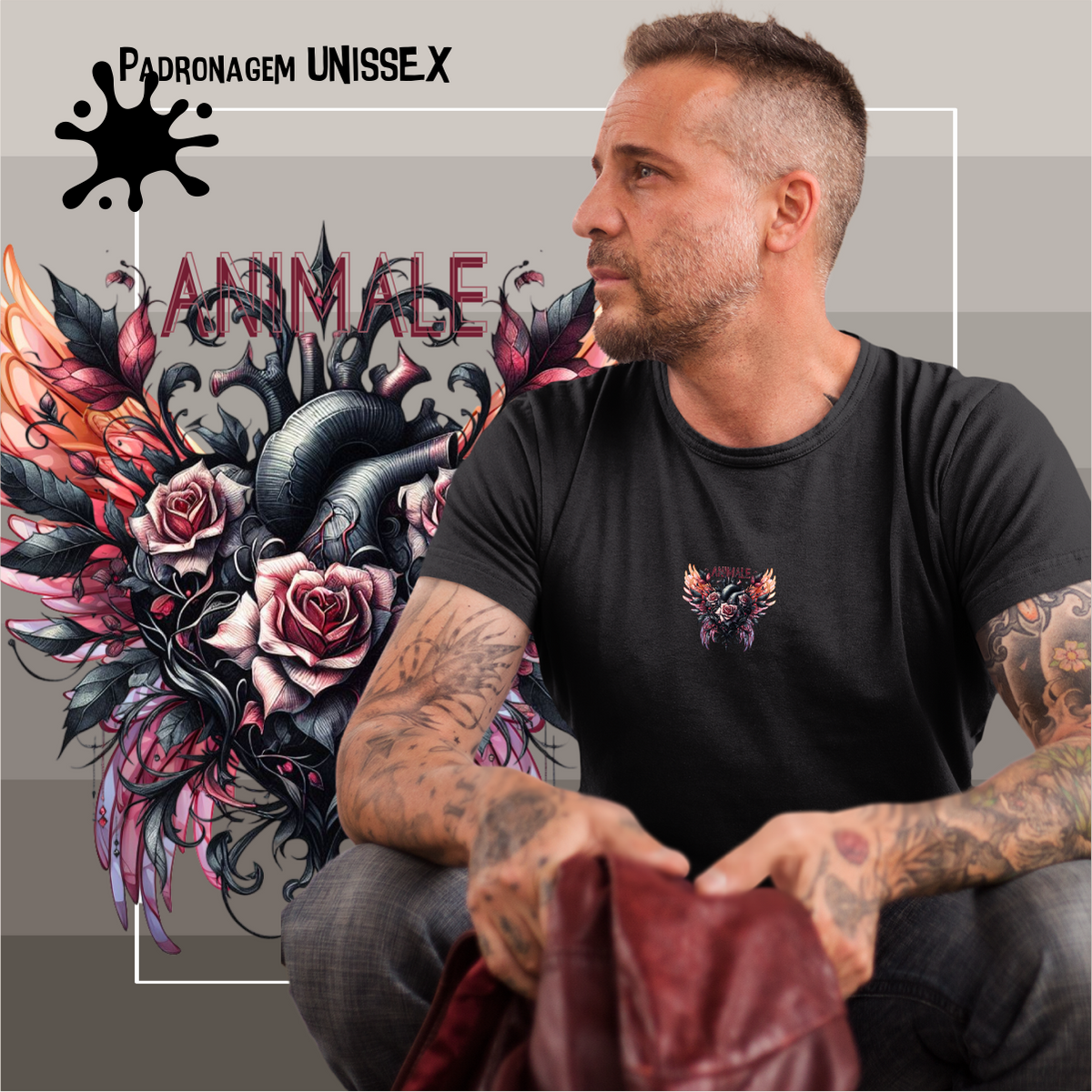 Nome do produto: Camiseta MINI ANIMALE - Seremcores